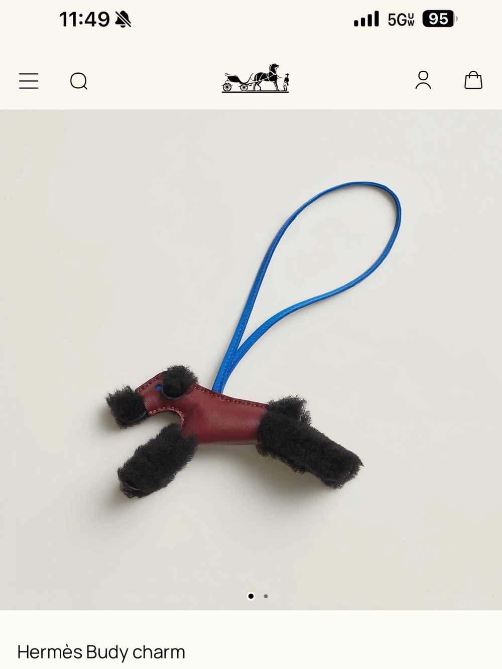 NEW RARE Hermes Budy Charm - not released in US yet